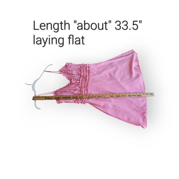 Trixxi sleeveless pink girlhoodcore coquette ballerina ruffled dress size S/M - Picture 6 of 8